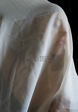 女子,curatin,性感