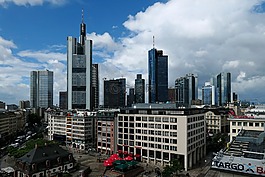 法蘭克福 德國(guó),天際線,感興趣的地方