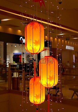秋,燈籠,裝飾