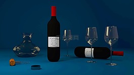 葡萄酒,杯,玻璃
