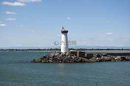 燈塔,海