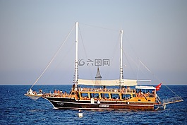 船,火雞,地中海