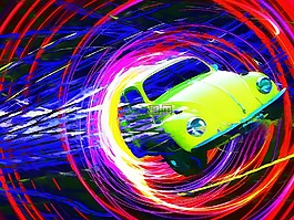 汽車,甲蟲,復古
