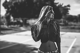 婦女,年輕,模型