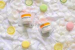 化妆品,flatlay,美