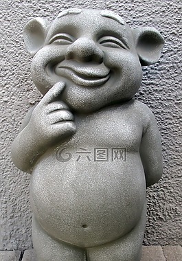 數(shù)字,雕塑,侏儒