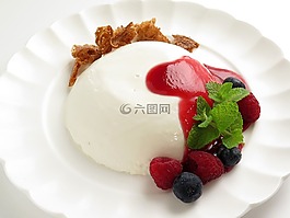 蛋糕,水果,甜