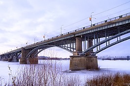 橋,冰,俄羅斯