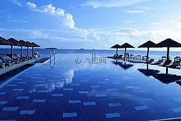 馬爾代夫,池,海
