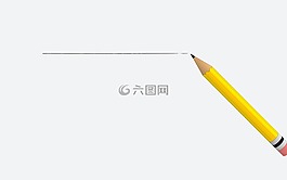 铅笔,线,纸