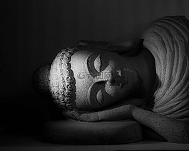 佛,平靜,和平