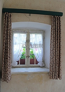 窗口,木,木窗口