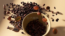 咖啡,杯,表