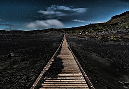 明星,藍(lán)色,夜