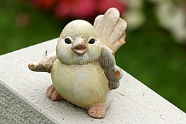 鳥(niǎo),數(shù)字,雕塑