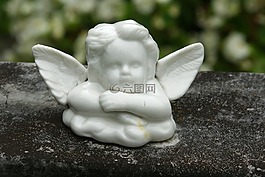 天使,數(shù)字,雕塑