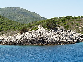 濱,巖石,海