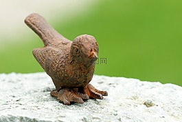 鳥(niǎo),數(shù)字,雕塑