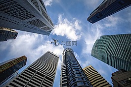 新加坡,天空,蓝色