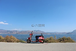 電動(dòng)車,藍(lán)天,旅行