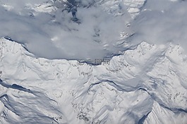山區(qū),云,雪