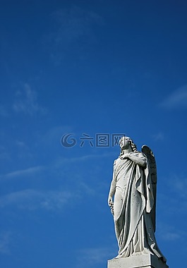天使,天空,藍(lán)色