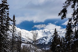 科羅拉多州,山,天空