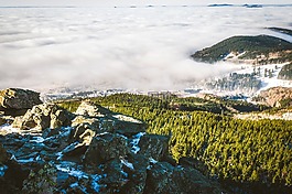 捷克共和國,日出,天空