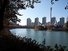 石村湖,宫湖,秋季