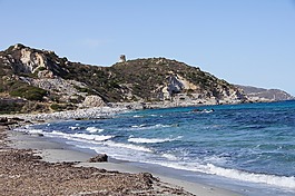 撒丁島,海岸,海灘