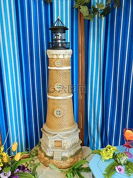 背景,剪貼簿,燈塔