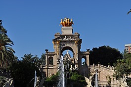 公園,巴塞羅那,城堡