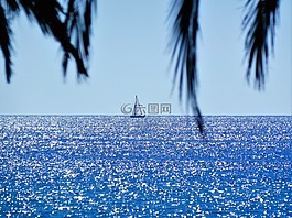 帆船,海,地中海
