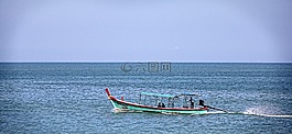 海,泰國,漁船