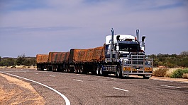 公路火车,卡车,澳大利亚