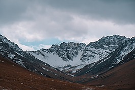 山,山地景觀,雪