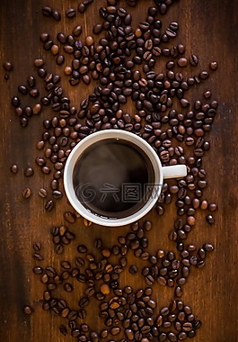 咖啡,咖啡杯,杯
