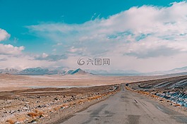 路,景觀,山