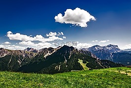 意大利,阿爾卑斯山,景觀
