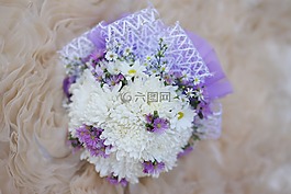 花,花束,花的