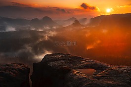 山,德國(guó),景觀