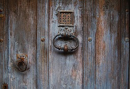 門(mén),老,木材
