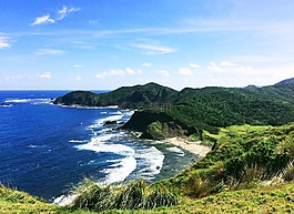 海,岸,波