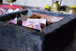 錢,貨幣,捐贈