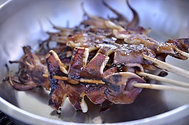 魷魚,食品,餐