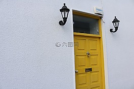 門,輸入,房屋入口