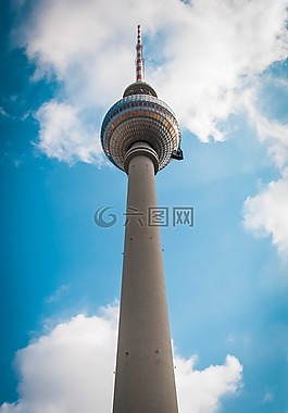架構(gòu),天空,塔