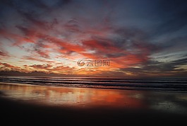 海,太陽,自然
