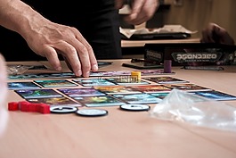 棋盤游戲,免費的一天,野餐