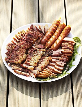 豬肉,香腸,燒烤鴨